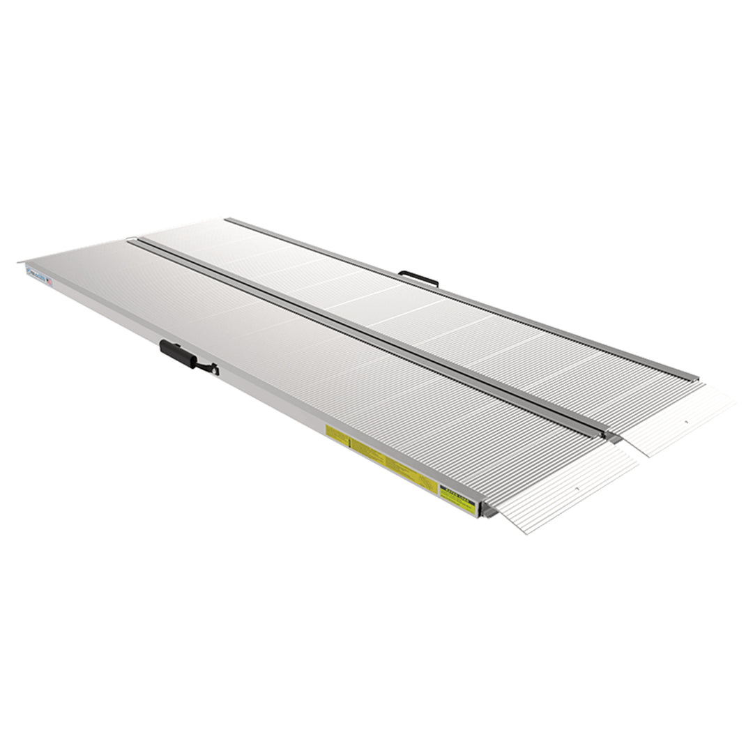 EZ-ACCESS 6ft Aluminum Singlefold Portable Loading Ramp, Silver (Open Box) - VMInnovations