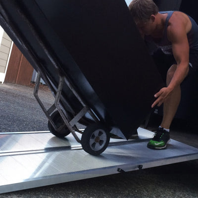 EZ-ACCESS TRAVERSE 6 Foot Aluminum Singlefold Portable Loading Ramp, Silver - VMInnovations