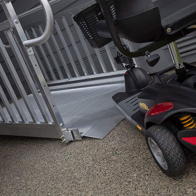 EZ-ACCESS GATEWAY 7" Portable Wheelchair Ramp w/Vertical Handrails (Open Box) - VMInnovations