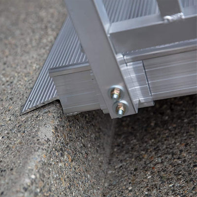 EZ-ACCESS GATEWAY 7" Portable Wheelchair Ramp w/Vertical Handrails (Open Box) - VMInnovations