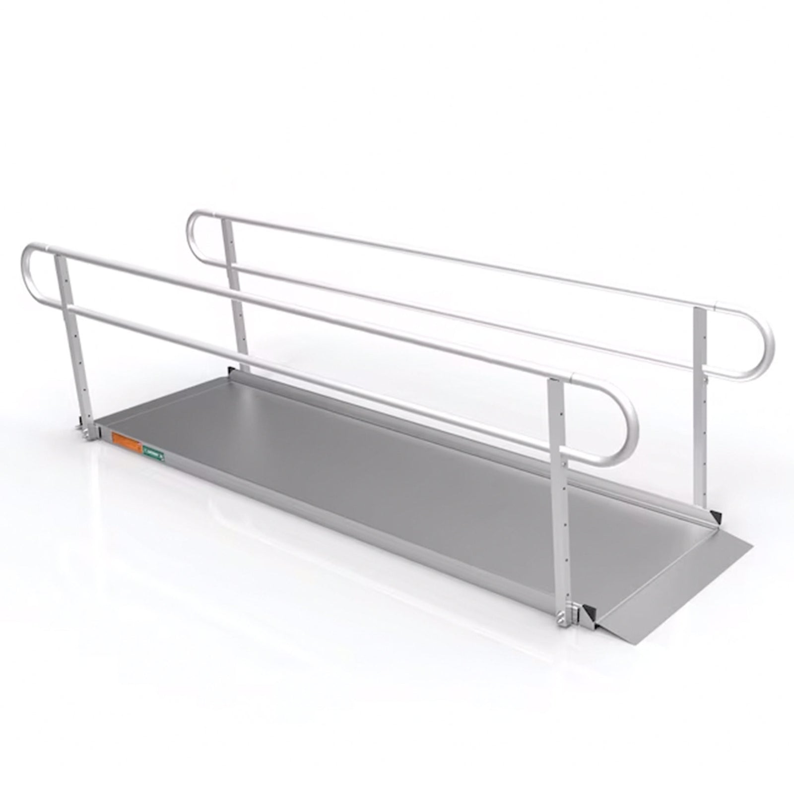 EZ-ACCESS GATEWAY 3G 10 Ft Aluminum Portable Wheelchair Ramp w/ 2 Line Handrails - VMInnovations