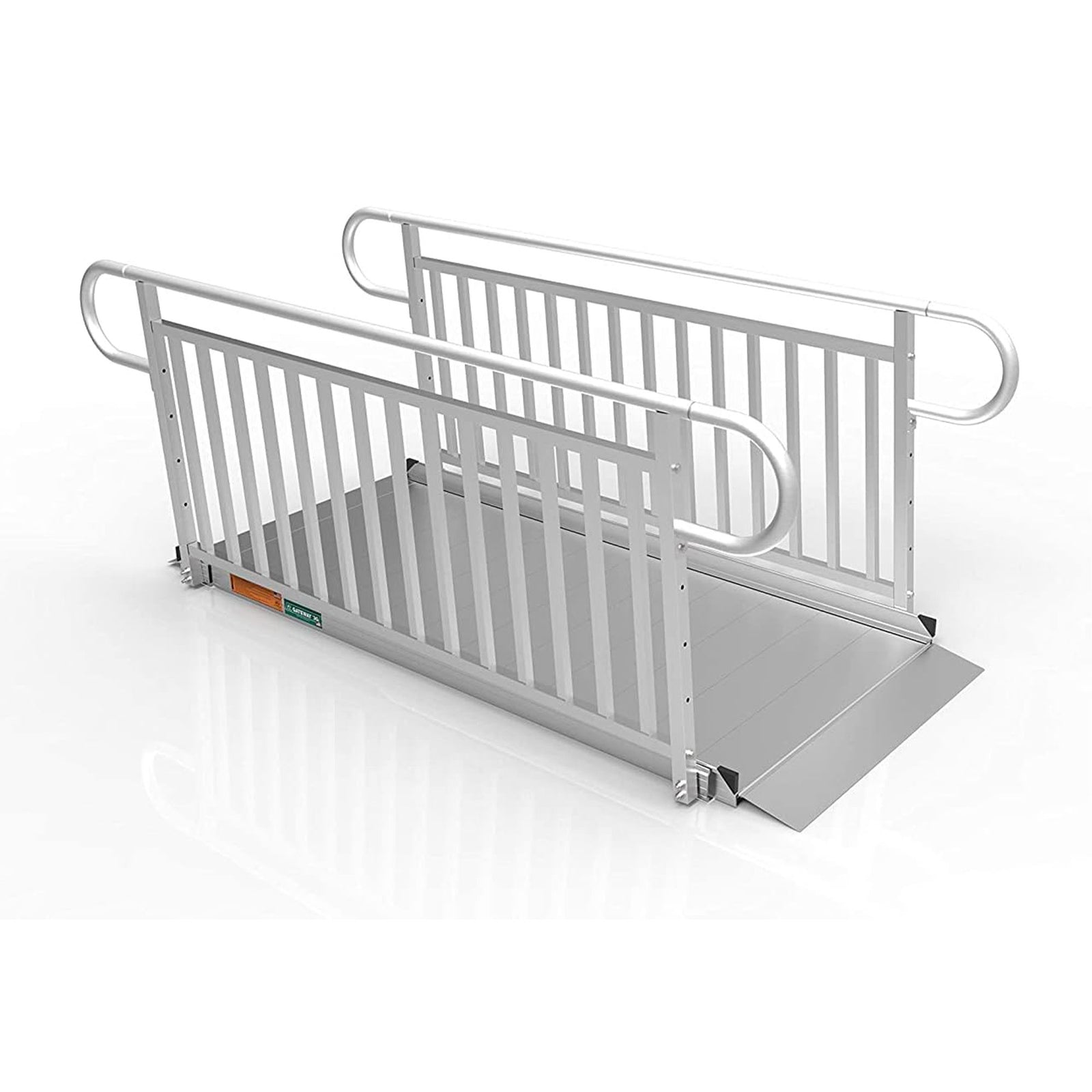 EZ-ACCESS GATEWAY 3G 8 Foot Aluminum Wheelchair Ramp with Vertical Picket Rail - VMInnovations