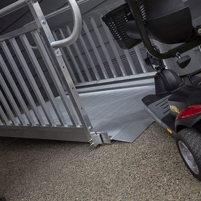 EZ-ACCESS GATEWAY 3G 8 Foot Aluminum Wheelchair Ramp with Vertical Picket Rail - VMInnovations