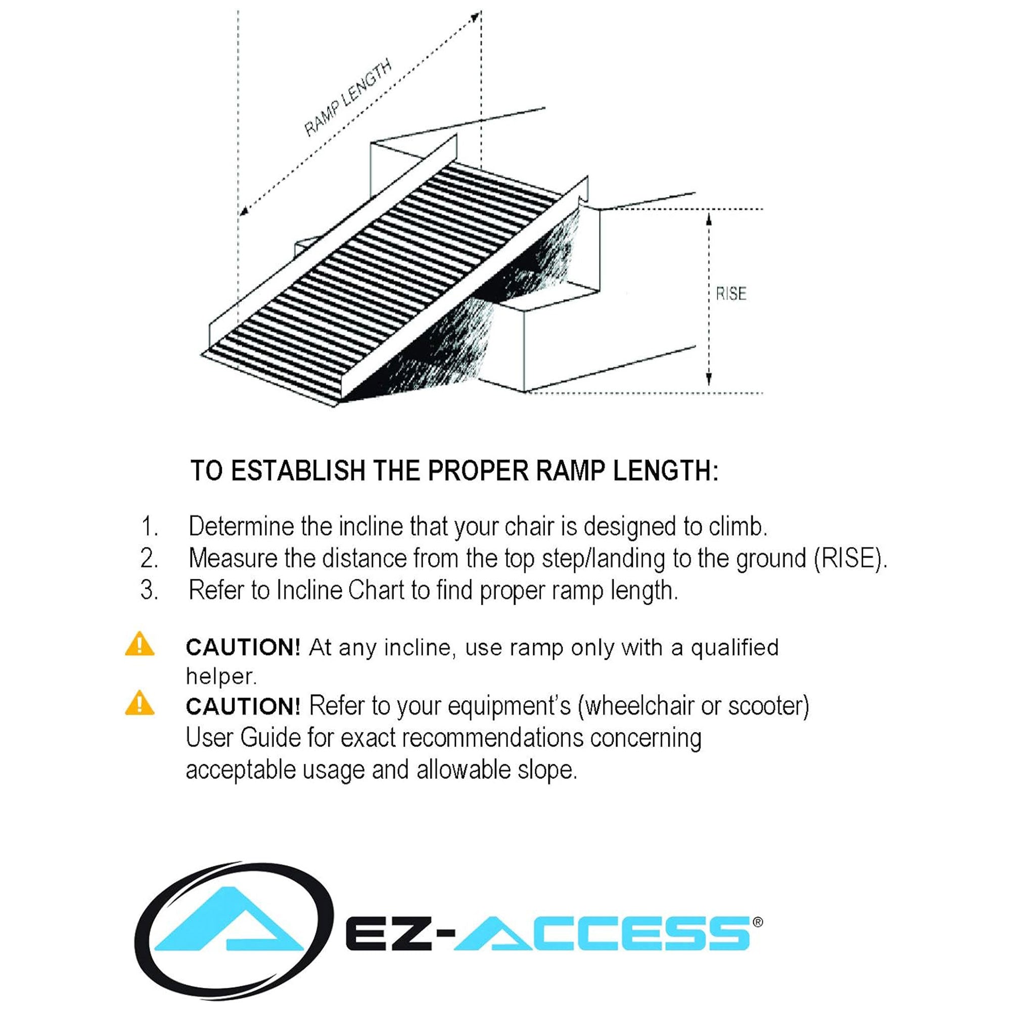 EZ-ACCESS GATEWAY 9ft Solid Surface Aluminum Portable Wheelchair Ramp (Open Box) - VMInnovations