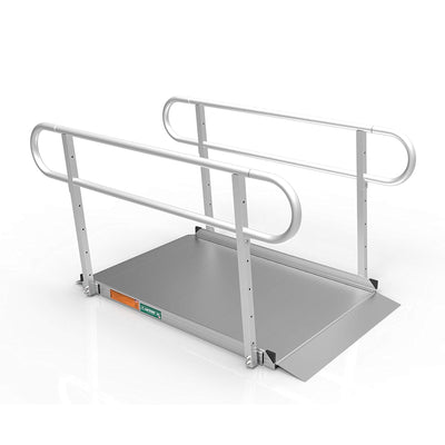 EZ-ACCESS GATEWAY 3G 5ft Portable Wheelchair Ramp w/2 Line Handrails (For Parts) - VMInnovations
