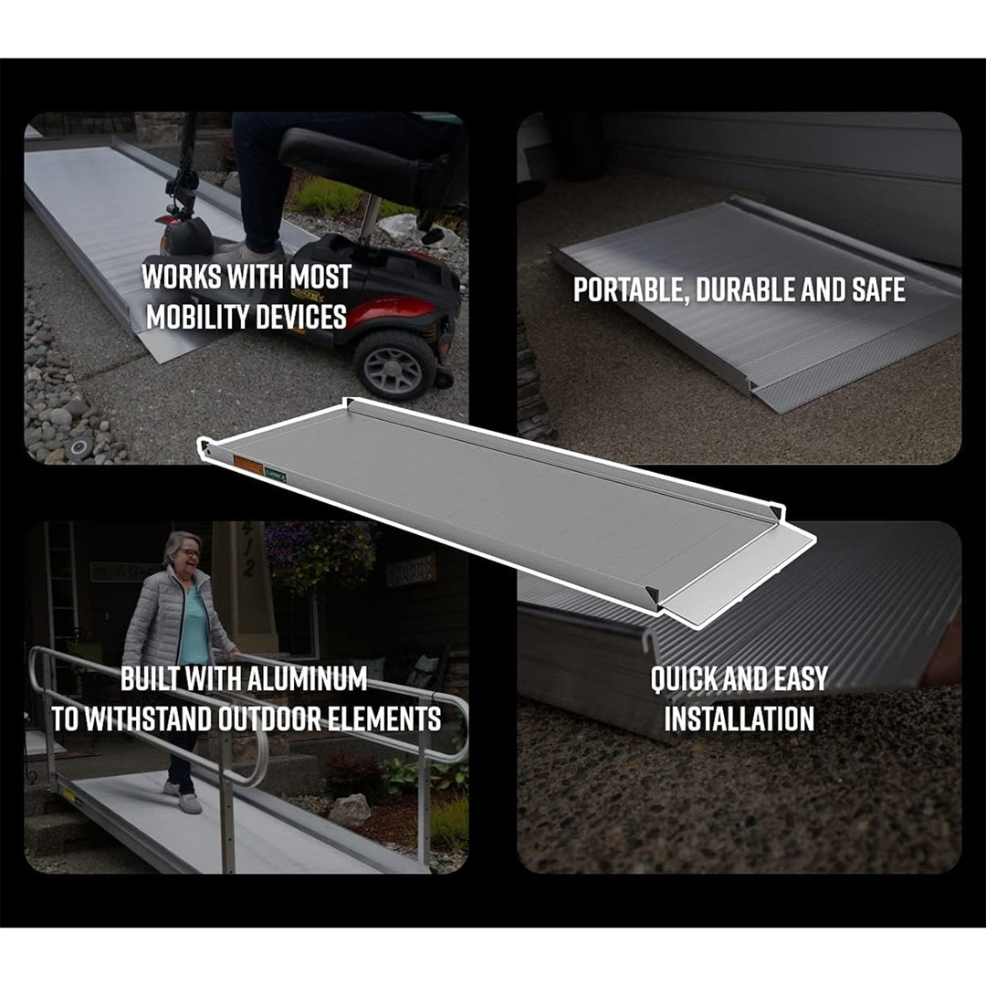 EZ-ACCESS GATEWAY 3G 5ft Portable Wheelchair Ramp w/2 Line Handrails (For Parts)