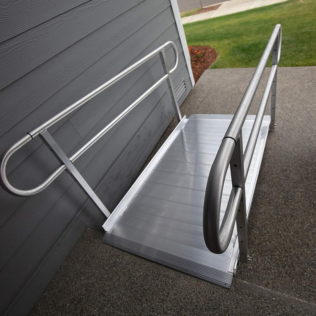 EZ-ACCESS GATEWAY 3G 5 Foot Aluminum Portable Wheelchair Ramp w/2 Line Handrails