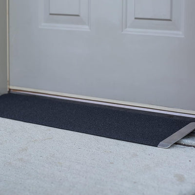 EZ-ACCESS TRANSITIONS 32"x8" Angled Entry Plate Threshold Ramp, Black (Open Box) - VMInnovations