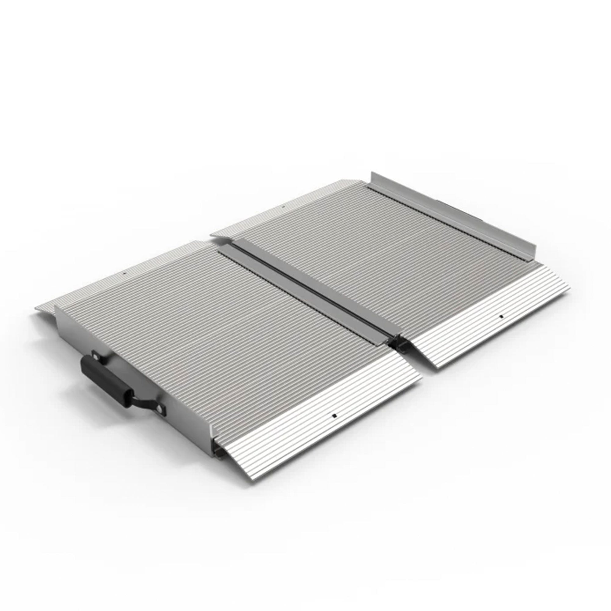EZ-ACCESS TRAVERSE 2 Foot Aluminum Singlefold Portable Loading Ramp, Silver - VMInnovations
