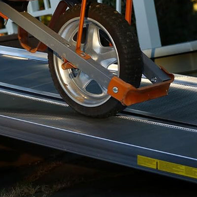 EZ-ACCESS 2ft Aluminum Singlefold Portable Loading Ramp, Silver (Open Box) - VMInnovations