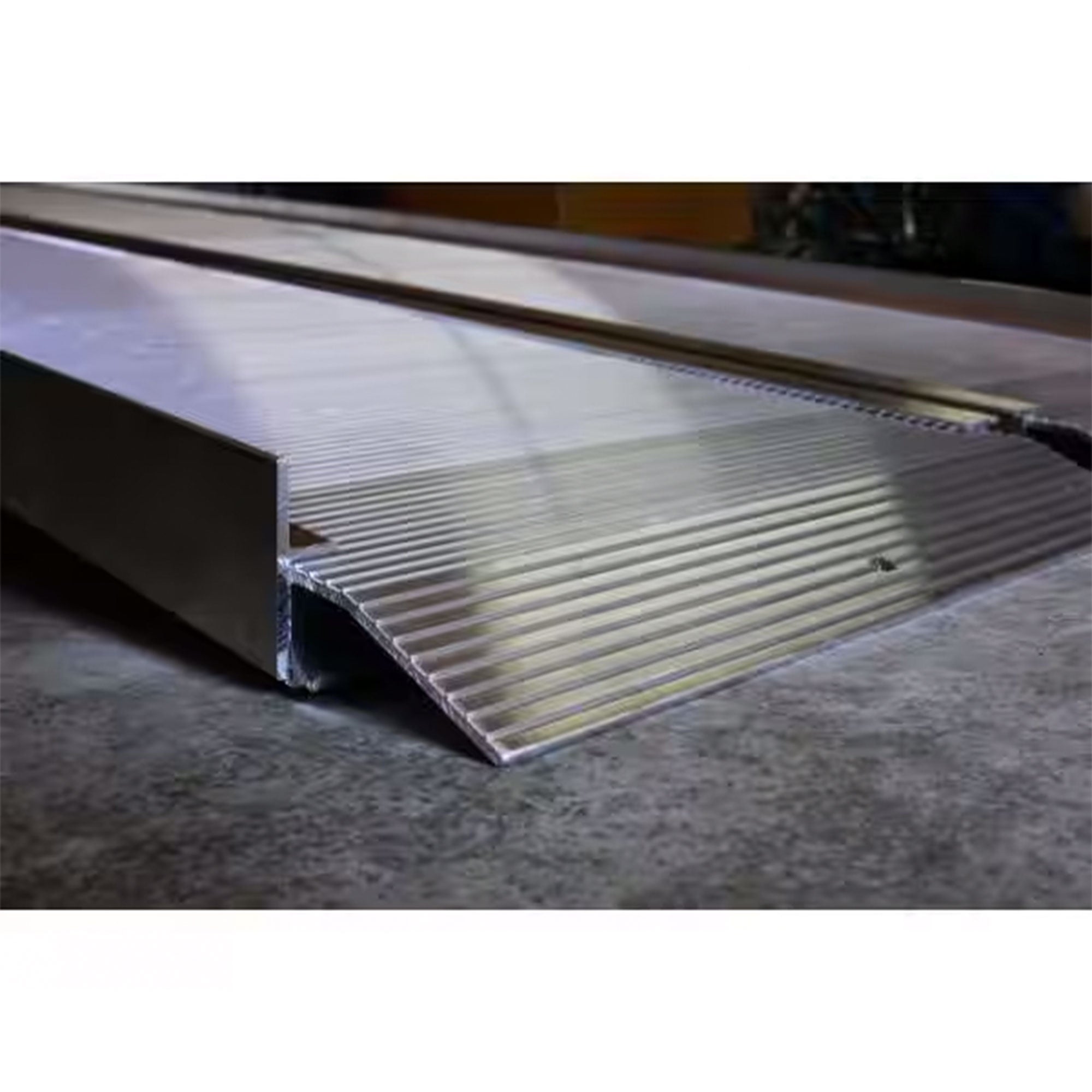 EZ-ACCESS TRAVERSE 2 Foot Aluminum Singlefold Portable Loading Ramp, Silver - VMInnovations