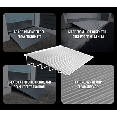 EZ-ACCESS TRANSITIONS 2” Portable Aluminum Modular Entry Ramp (Used) - VMInnovations