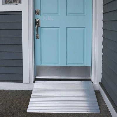 EZ-ACCESS TRANSITIONS 2” Portable Self Supporting Aluminum Entry Ramp (Open Box) - VMInnovations