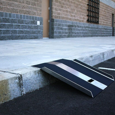 EZ-ACCESS Curb Plate for Moving Cargo, Service Carts, and Wheelchairs (Open Box) - VMInnovations