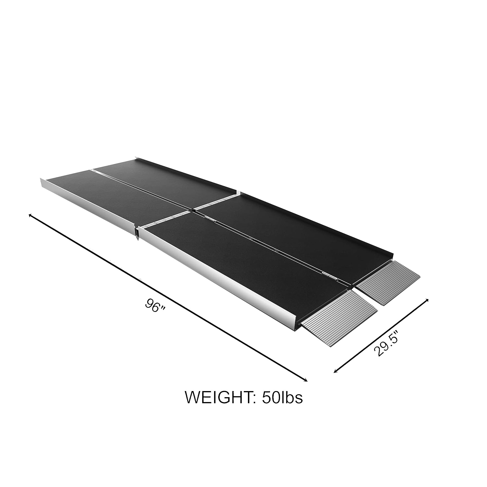 EZ-ACCESS SUITCASE 8 Foot TRIFOLD Portable Ramp with Surface That Resists Slips - VMInnovations