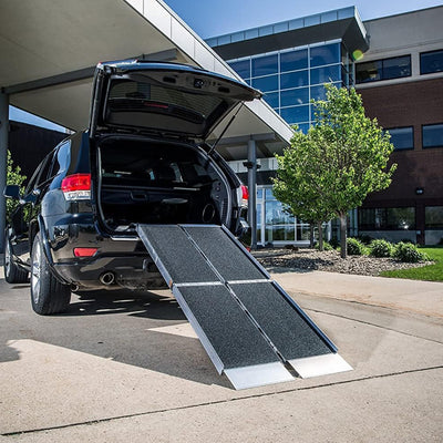 EZ-ACCESS SUITCASE 8ft Trifold Portable Ramp w/Slip Resistent Surface (Open Box) - VMInnovations