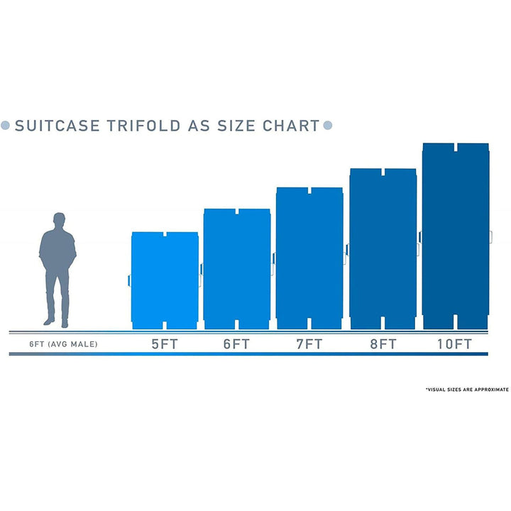 EZ-ACCESS SUITCASE 6' TRIFOLD Ramp with Surface That Resists Slips (Used)