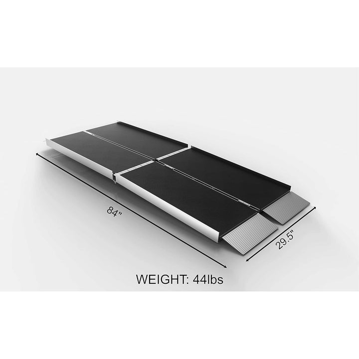 EZ-ACCESS SUITCASE 7ft TRIFOLD Portable Ramp w/Surface Resists Slips (Open Box)