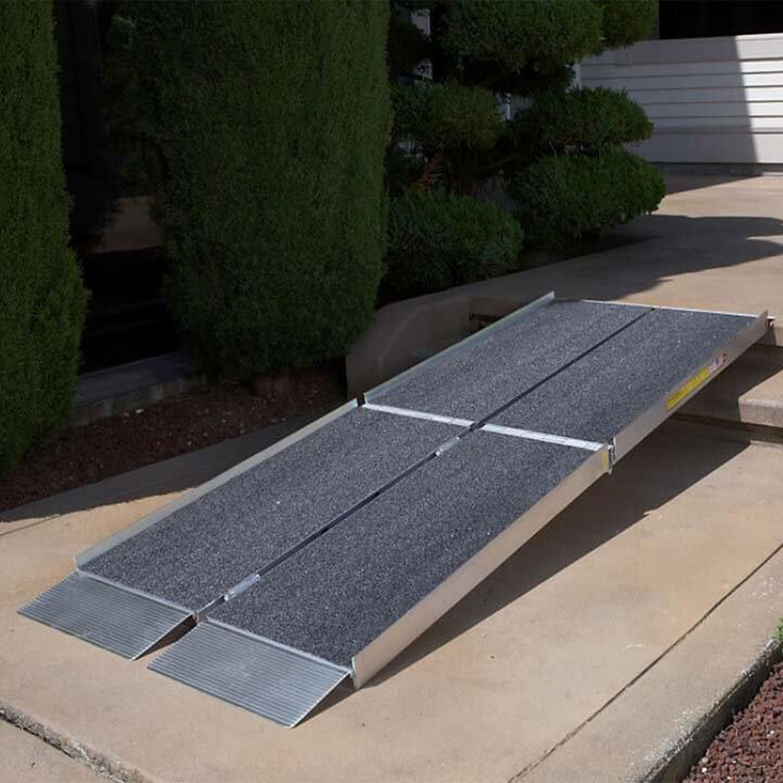 EZ-ACCESS SUITCASE 7ft TRIFOLD Portable Ramp w/Surface Resists Slips (Open Box)