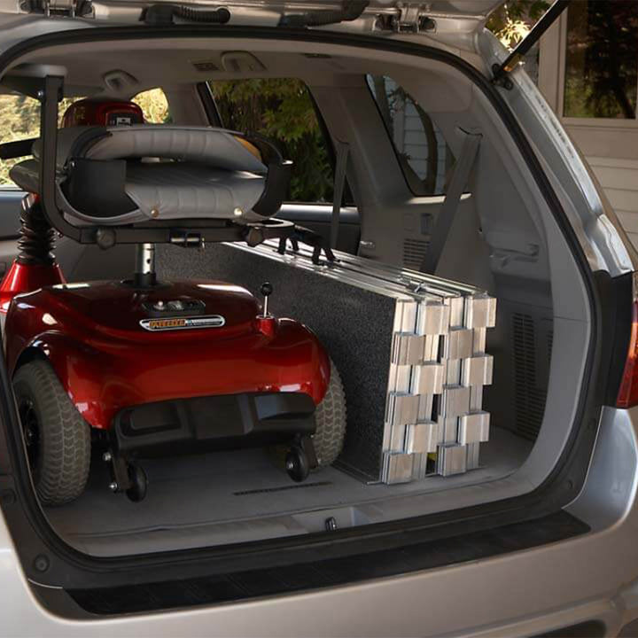 EZ-ACCESS SUITCASE 7ft TRIFOLD Portable Ramp w/Surface Resists Slips (Open Box)
