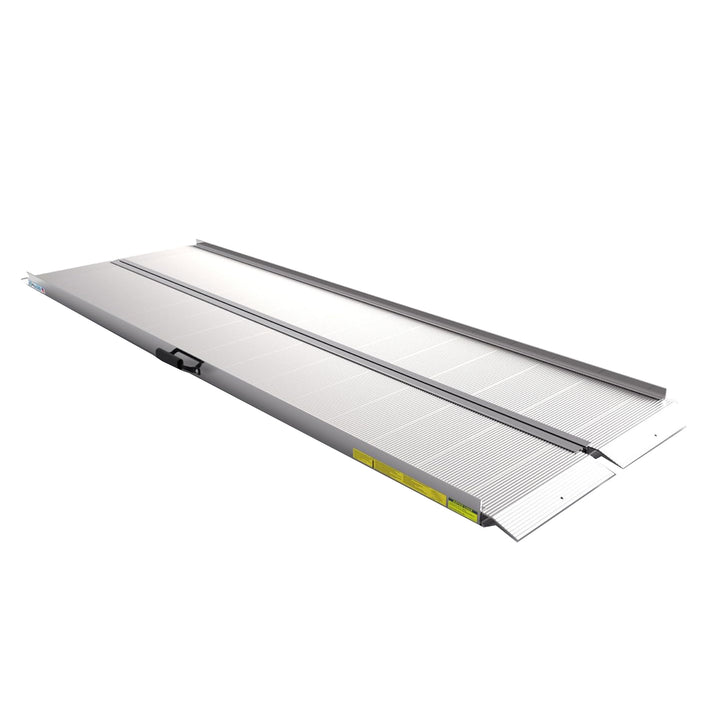 EZ-ACCESS TRAVERSE 8 Foot Aluminum Singlefold Portable Loading Ramp, Silver