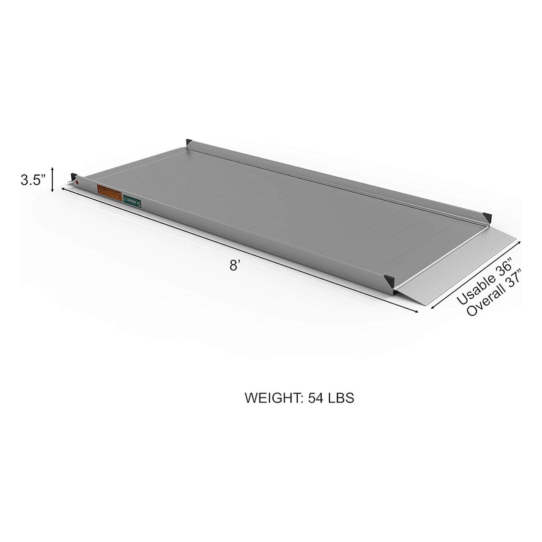 EZ-ACCESS GATEWAY 3G 8 Foot Solid Surface Aluminum Portable Wheelchair Ramp