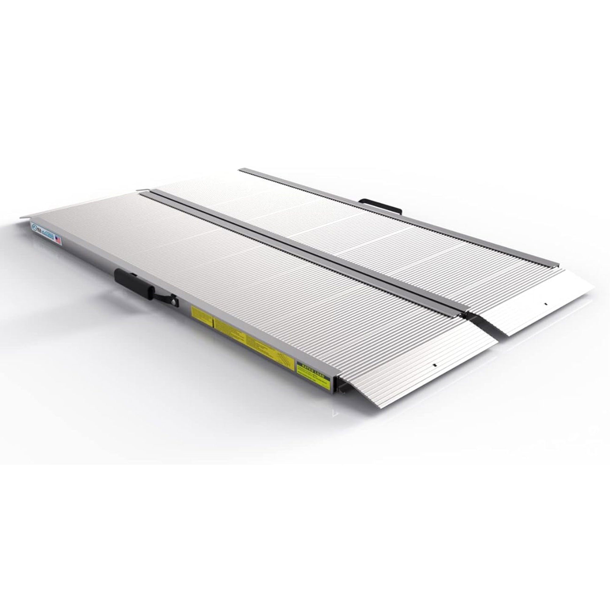 EZ-ACCESS TRAVERSE 4 Foot Singlefold Edgeless Portable Loading Ramp, Silver - VMInnovations