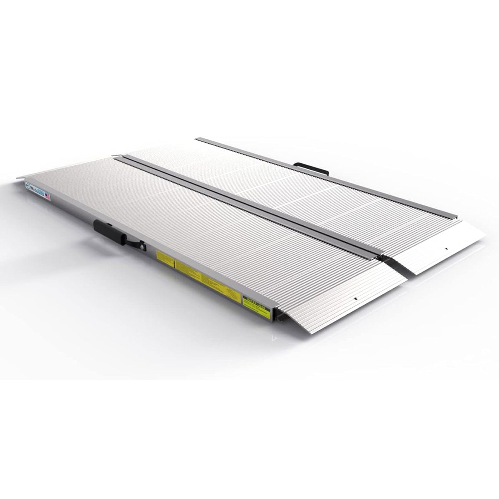 EZ-ACCESS TRAVERSE 4ft Singlefold Edgeless Portable Loading Ramp, Silver (Used) - VMInnovations