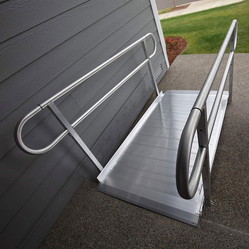 EZ-ACCESS GATEWAY 3G 6 Foot Aluminum Portable Wheelchair Ramp w/2 Line Handrails