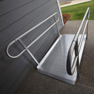EZ-ACCESS GATEWAY 3G 6ft Portable Wheelchair Ramp w/2 Line Handrails (Open Box) - VMInnovations