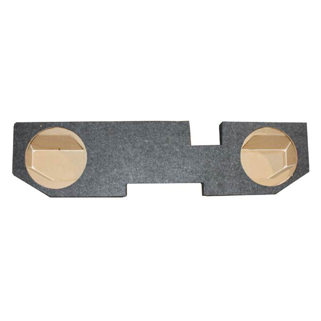 QPower QDODGE104DOOR Dodge Quad Cab '02-15 Dual 10" Truck Subwoofer Box (Used) - VMInnovations