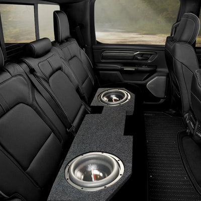 Dodge Ram '02-Newer Ext. Cab Underseat Dual 10" Sub Box Two 10" (Open Box)