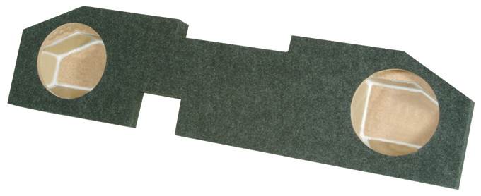 QPower QDODGE124DOOR Dodge Quad Cab '02 Dual 12" Subwoofer Box Enclosure