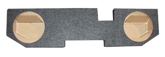 QPower QDODGE124DOOR Dodge Quad Cab '02 Dual 12" Subwoofer Box Enclosure