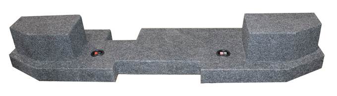 QPower Dodge Quad Cab '02 Dual 12" Subwoofer Box Enclosure (Open Box)