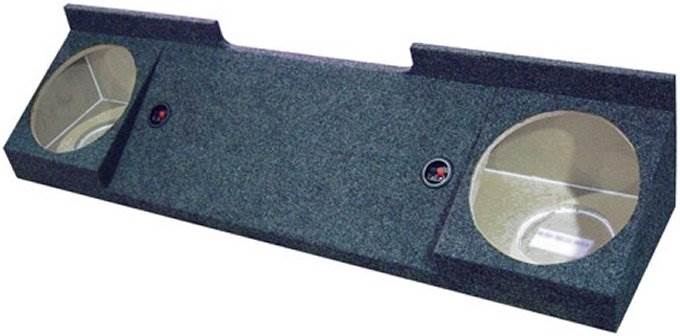 GMC/Chevy '99-Newer Ext. Cab Underseat DUAL 10" Sub Box Enclosure (Open Box)