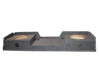 GMC/Chevy '99-Newer Ext. Cab Underseat DUAL 10" Sub Box Enclosure (Open Box)