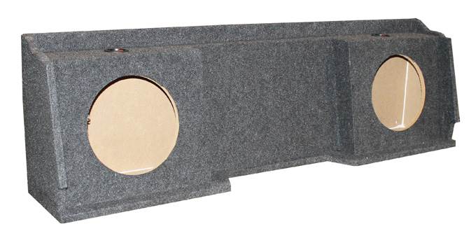 GMC/Chevy '99-Newer Ext. Cab Underseat DUAL 12" Sub Box Enclosure (Open Box) - VMInnovations