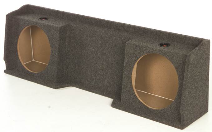 GMC/Chevy '99-Newer Ext. Cab Underseat DUAL 12" Sub Box Enclosure (Open Box) - VMInnovations