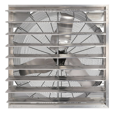 Hurricane Pro Shutter Exhaust Fan with 3 Metal Blades and Button Controller, 36"