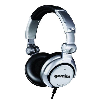 NEW! 4 GEMINI DJX-05 Professional DJ Over-Ear Headphones - Reversible & Foldable