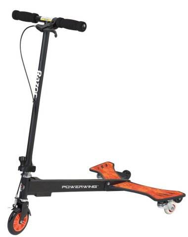 Razor Power Wing 3-Wheel Caster Scooter - Black - Lightly Used