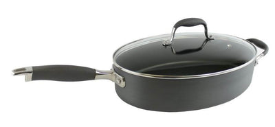 Rachael Ray Advanced 5 Qt. Covered Oval Saute Pan Kitchen Cookware - Open Box