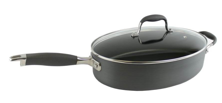 Rachael Ray Advanced 5 Qt. Covered Oval Saute Pan Kitchen Cookware - Open Box