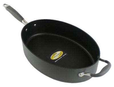 Rachael Ray Advanced 5 Qt. Covered Oval Saute Pan Kitchen Cookware - Open Box