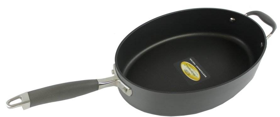 Rachael Ray Advanced 5 Qt. Covered Oval Saute Pan Kitchen Cookware - Open Box