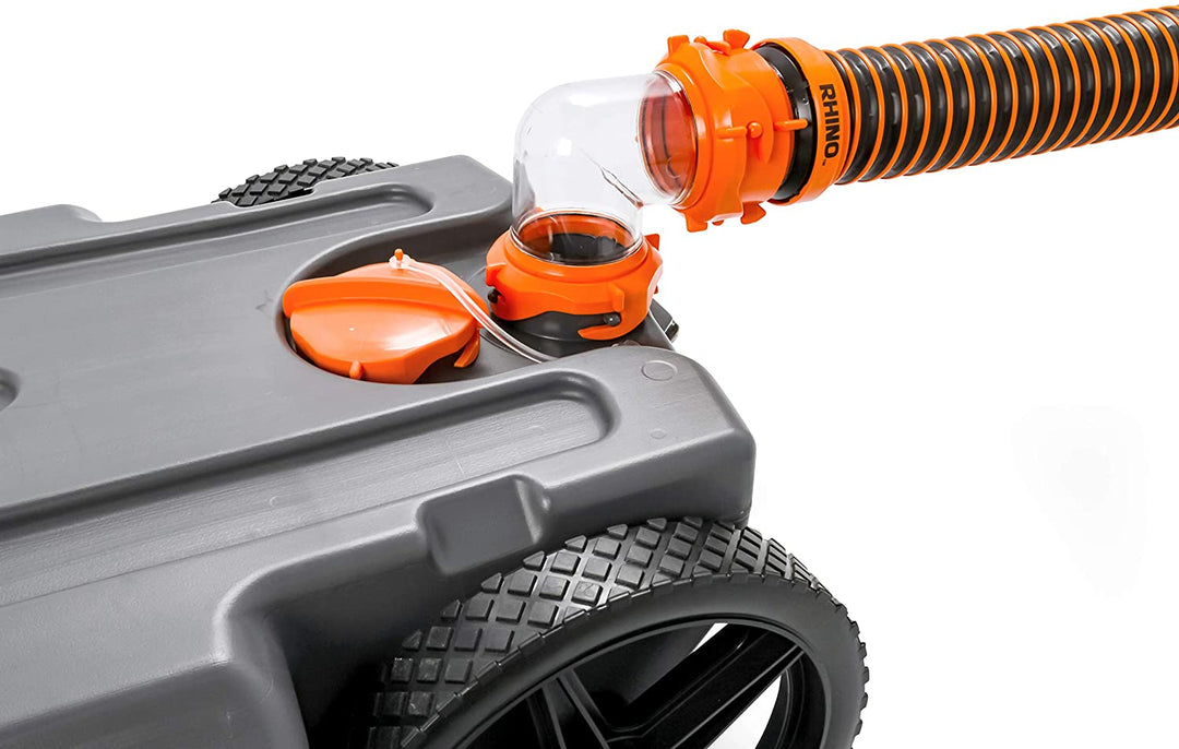 Rhino Portable 36g RV Waste Holding Tank w/ Hose & Accessories (Used) - VMInnovations