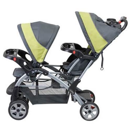 Baby Trend Sit N Stand Inline Double Baby Stroller - Carbon - Lightly Used