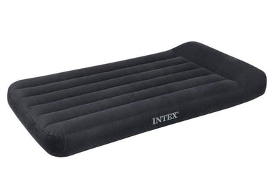 2) Intex Twin Classic Pillow Rest Airbed Mattress Bed w/ Built-In Pump | 66775E