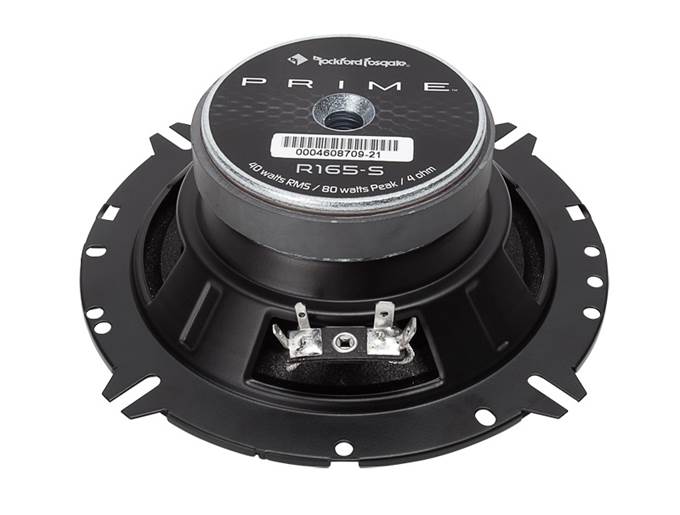 2) ROCKFORD FOSGATE R165-S 6.5" 80 Watt 2-Way Prime Series Car Component System